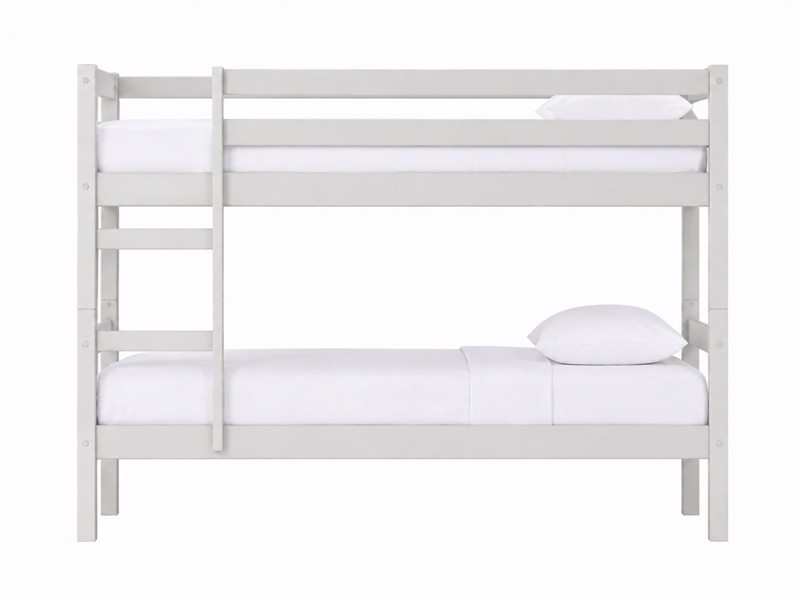 Land Of Beds Carnaby Dove Grey Wooden Bunk Bed3