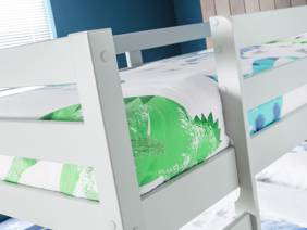 Land Of Beds Carnaby Dove Grey Wooden Bunk Bed2