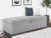 Land Of Beds Seren Light Grey Blanket Box1