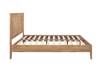 Land Of Beds Highbury Oak Finish Wooden Small Double Bed Frame4