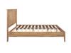 Land Of Beds Highbury Oak Finish Wooden Bed Frame6