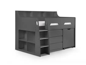 Land Of Beds Gaston Dark Grey Wooden Kids Bed4