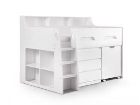 Land Of Beds Gaston White Wooden Kids Bed4