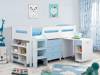 Land Of Beds Coco Blue Wooden Single Childrens Bed1