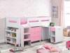 Land Of Beds Coco Pink Wooden Single Childrens Bed1