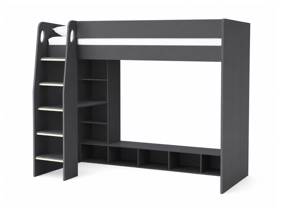 Land Of Beds Flynn Dark Grey Wooden Single Kids Bed6