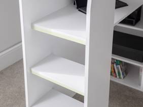 Land Of Beds Flynn White Wooden Kids Bed3