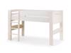 Land Of Beds Bruno White Wooden Mid Sleeper Childrens Bed2