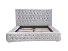 Land Of Beds Majesty Silver Grey Fabric Bed Frame7