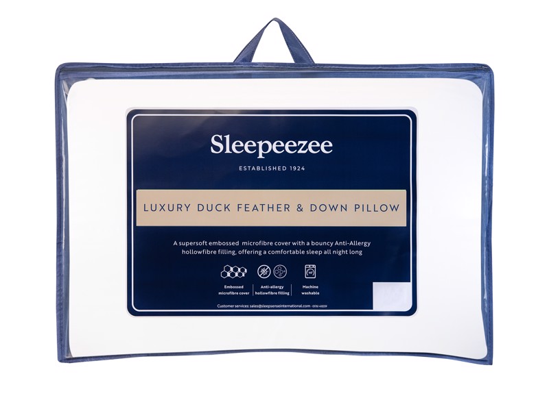 Sleepeezee Luxury Duck & Down Pillow1