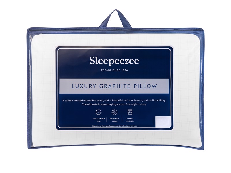Sleepeezee Luxury Graphite Standard Pillow1