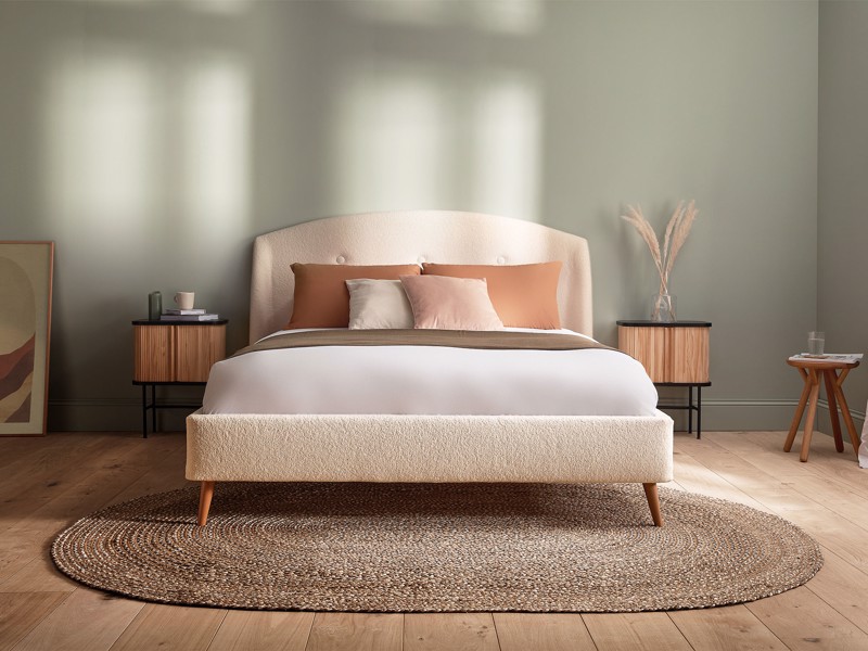 Silentnight Evana Fabric King Size Bed Frame3