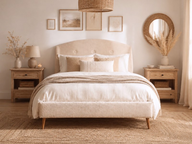 Silentnight Evana Fabric Bed Frame2