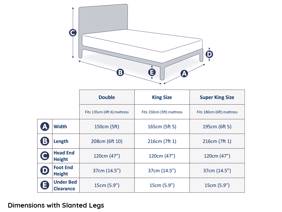 Silentnight Evana Fabric Bed Frame11