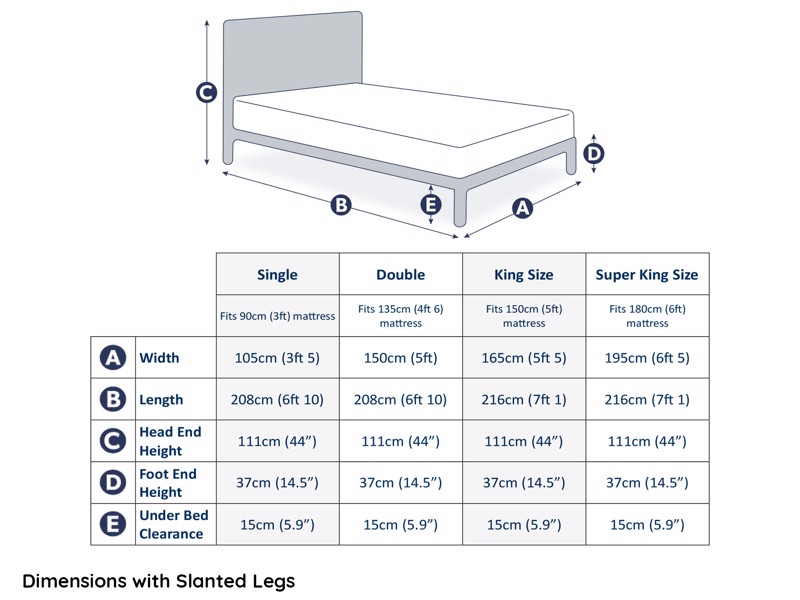 Silentnight Fara Fabric Super King Size Bed Frame8