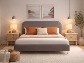 Silentnight Fara Fabric Bed Frame2