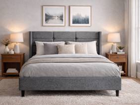 Silentnight Lilith Fabric Bed Frame2