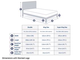 Silentnight Lilith Fabric Bed Frame7