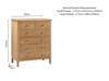 Land Of Beds Crosby 4 and 2 Drawer Chest of Drawers5