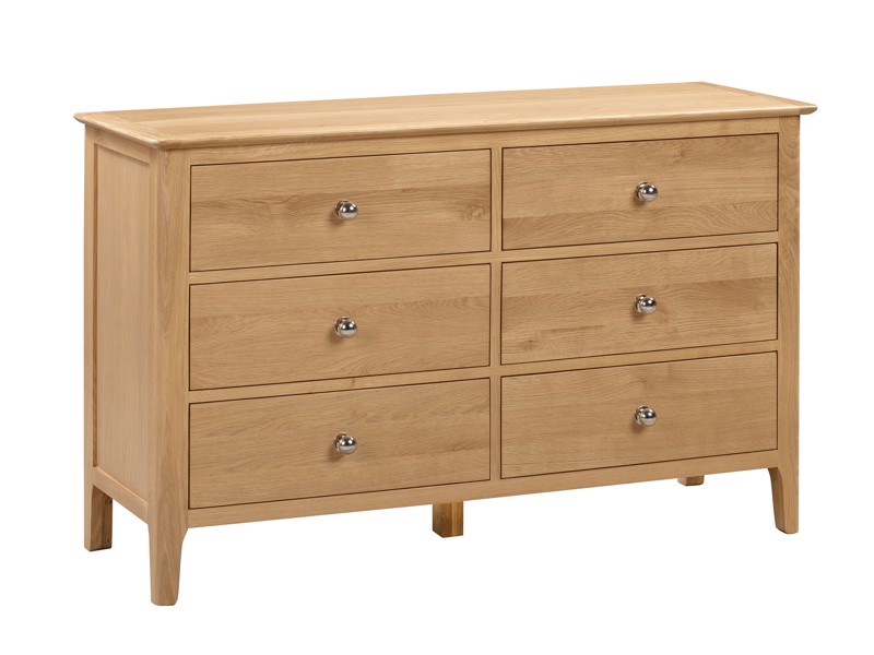 Land Of Beds Crosby 6 Drawer Wide Chest of Drawers2