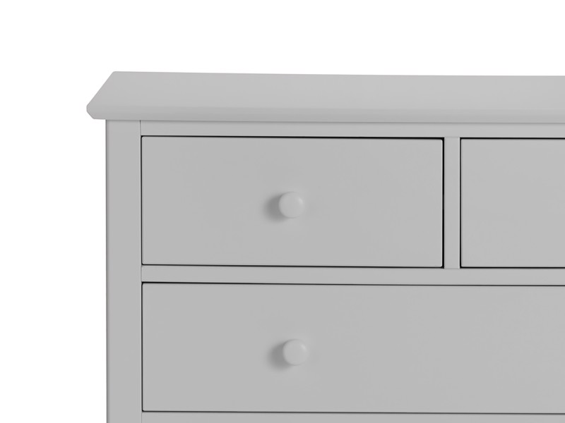 Land Of Beds Leyton Grey 4 and 2 Standard Chest of Drawers3