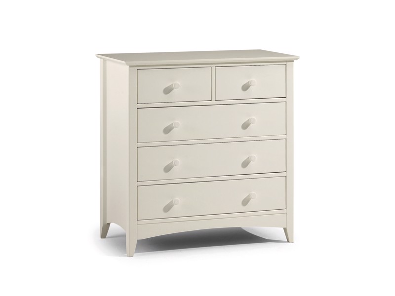 Land Of Beds Leyton White 3 and 2 Standard Chest of Drawers2