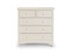Land Of Beds Leyton White 3 and 2 Chest of Drawers1