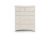 Land Of Beds Leyton White 4 and 2 Standard Chest of Drawers1