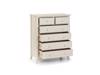 Land Of Beds Leyton White 4 and 2 Standard Chest of Drawers2
