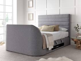 Land Of Beds Harding Marbella Grey Fabric TV Bed3