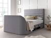 Land Of Beds Harding Marbella Grey Fabric King Size TV Bed3
