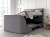 Land Of Beds Harding Marbella Grey Fabric TV Ottoman Bed2