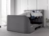 Land Of Beds Carter Marbella Grey Fabric TV Bed2