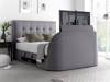 Land Of Beds Cleveland Marbella Grey Fabric TV King Size Ottoman Bed1