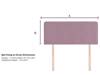 Hypnos Double Size - CLEARANCE STOCK - Brooklyn Lilac Emily Double Headboard3