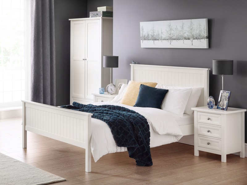 Land Of Beds Bellatrix Surf White 3 Drawer Chest of Drawers2