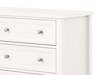 Land Of Beds Bellatrix Surf White 6 Drawer Wide Chest of Drawers2