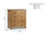 Land Of Beds Soho 4 Drawer Chest of Drawers5