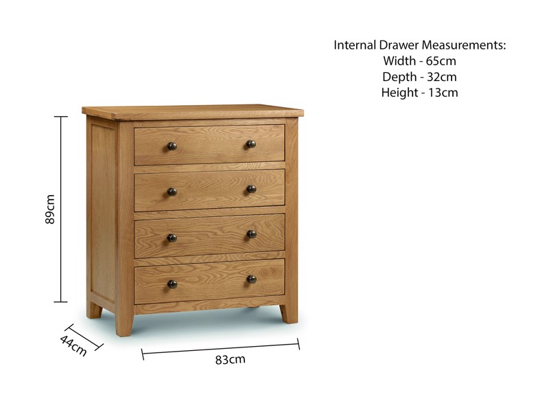 Land Of Beds Soho 4 Drawer Chest of Drawers4