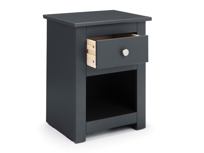 Land Of Beds Farrow Anthracite Bedside Table3