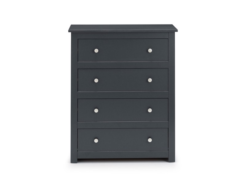 Land Of Beds Farrow Anthracite 4 Drawer Chest of Drawers2