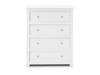 Land Of Beds Farrow White 4 Drawer Chest of Drawers2