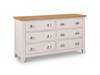 Land Of Beds Finchley Twin Pedestal Standard Dressing Table2