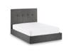 Land Of Beds Seren Slate Grey Fabric Ottoman Bed2