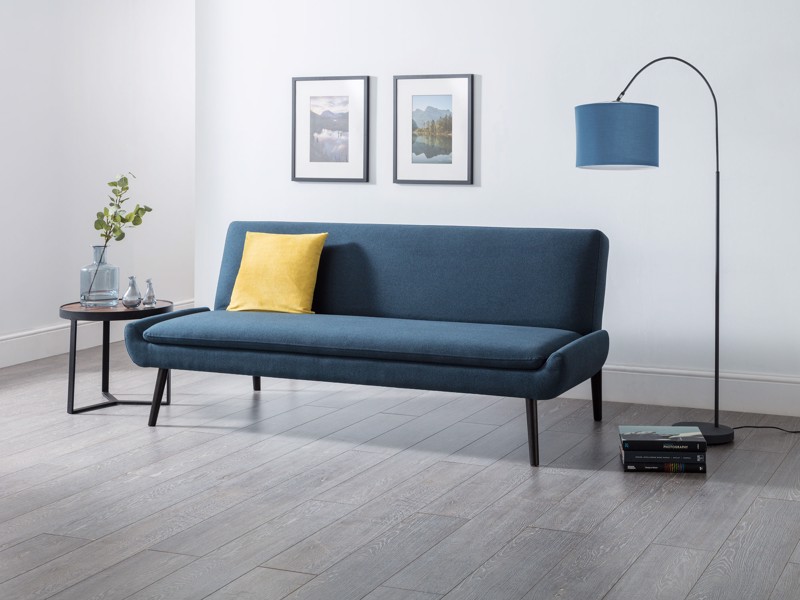 Land Of Beds Sefton Blue Sofa Bed1