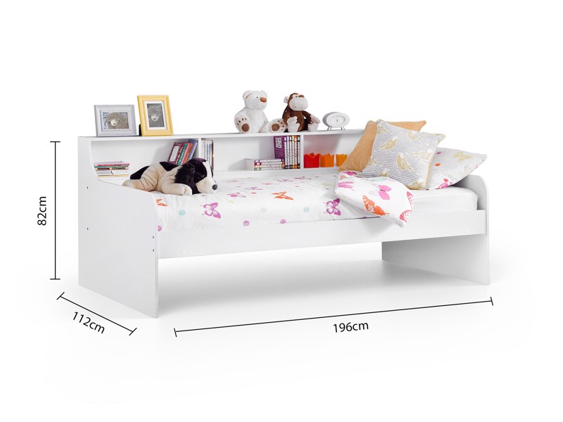 Land Of Beds Alora White Wooden Day Bed4