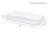 Land Of Beds Alora White Wooden Guest Bed7