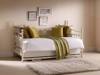 Land Of Beds Naya White Metal Single Guest Bed1