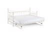 Land Of Beds Naya White Metal Single Guest Bed3
