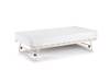 Land Of Beds Naya White Metal Single Guest Bed4